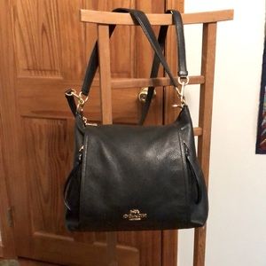 Coach Marlon Leather Hobo Shoulder Bag